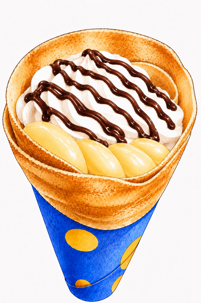 チョコカスタードホイップ
