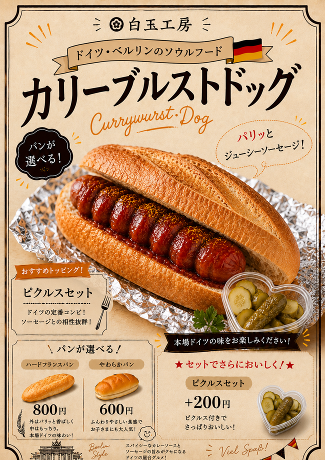 カリーブルストドッグ