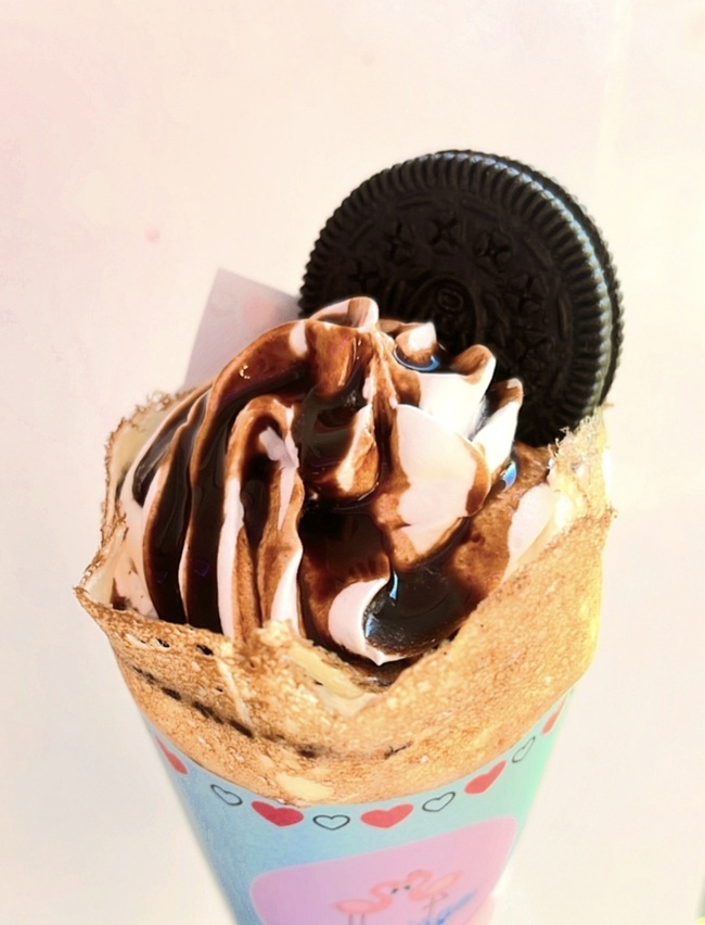 チョコソース×オレオ