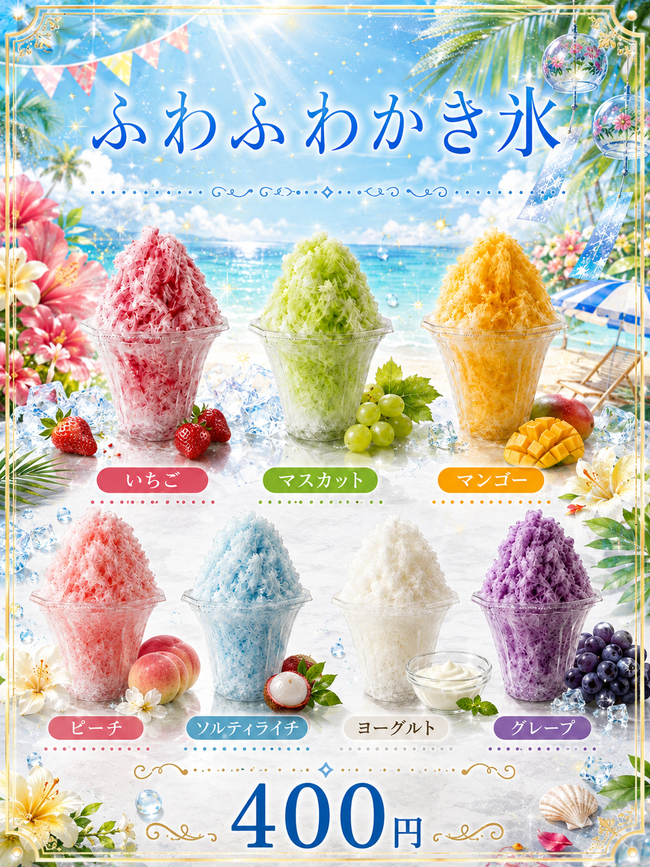 ふわふわかき氷