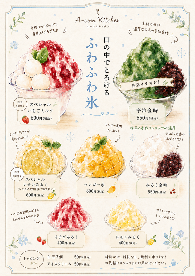かき氷