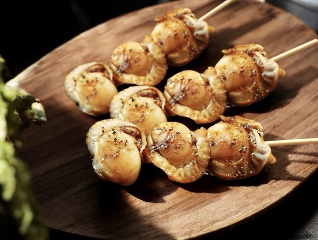 国産ホタテ串焼き