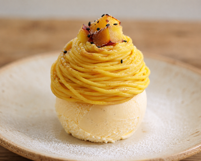 焼き芋モンブランのアイス