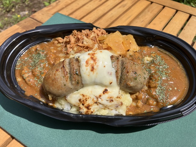 焼きチーズフランクカリー