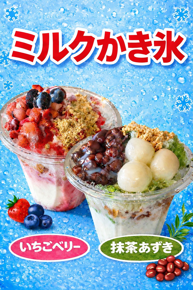 ミルクかき氷