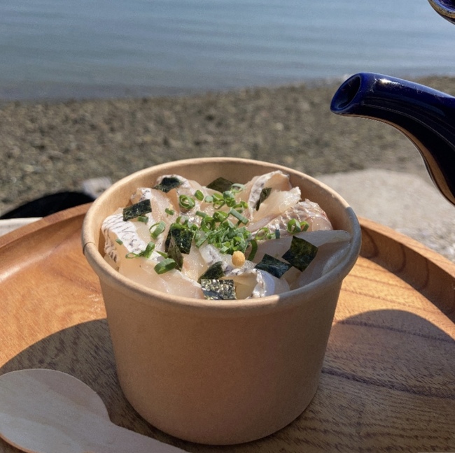 かわいいサイズの鯛茶漬け