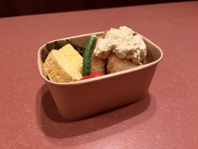 タラフライのり弁当