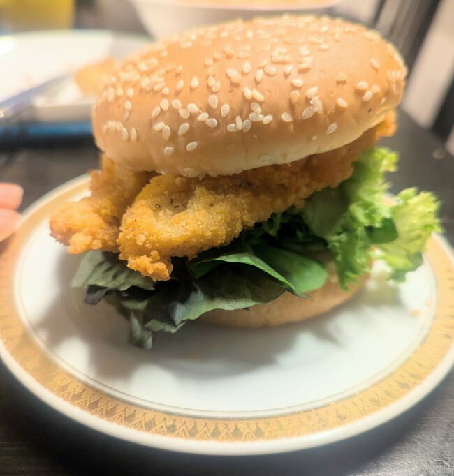 チキン竜田バーガー