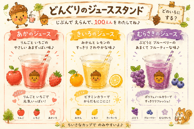 どんぐりのジューススタンド