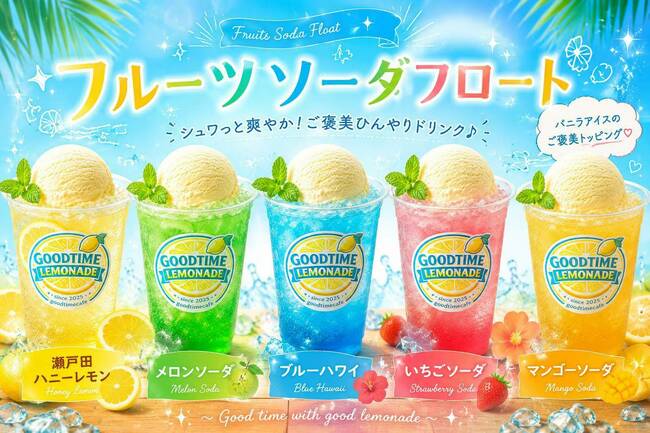 フルーツソーダフロート