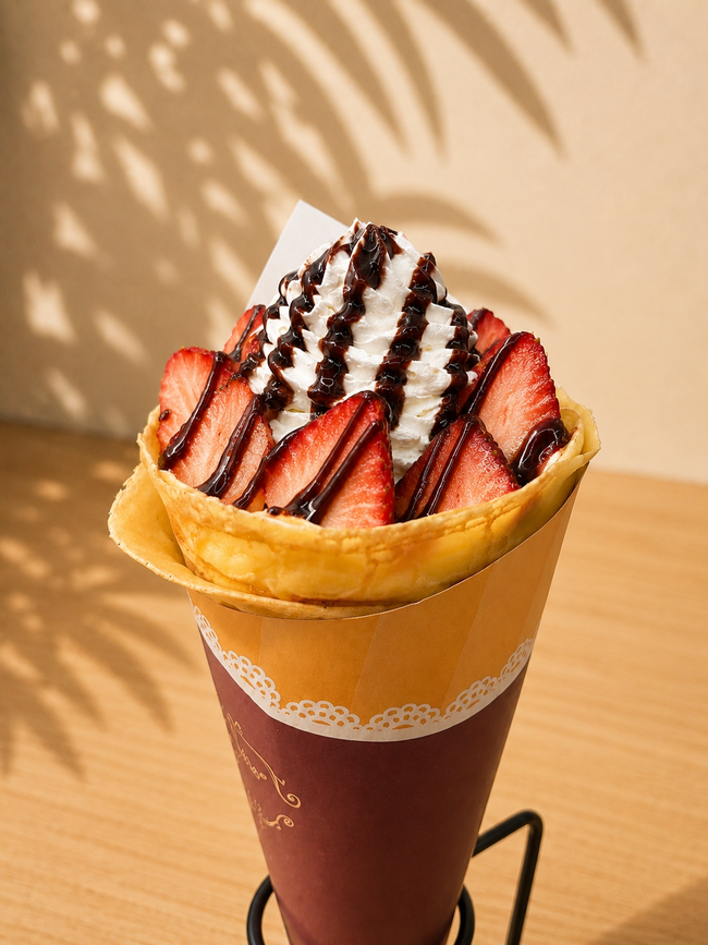 ストロベリーチョコクレープ