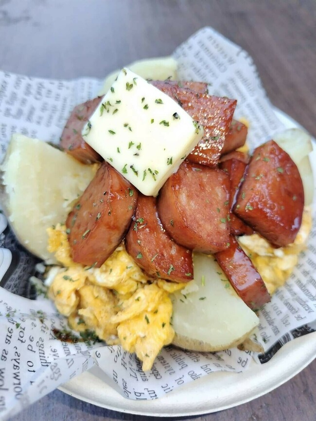 ポー玉じゃがバター