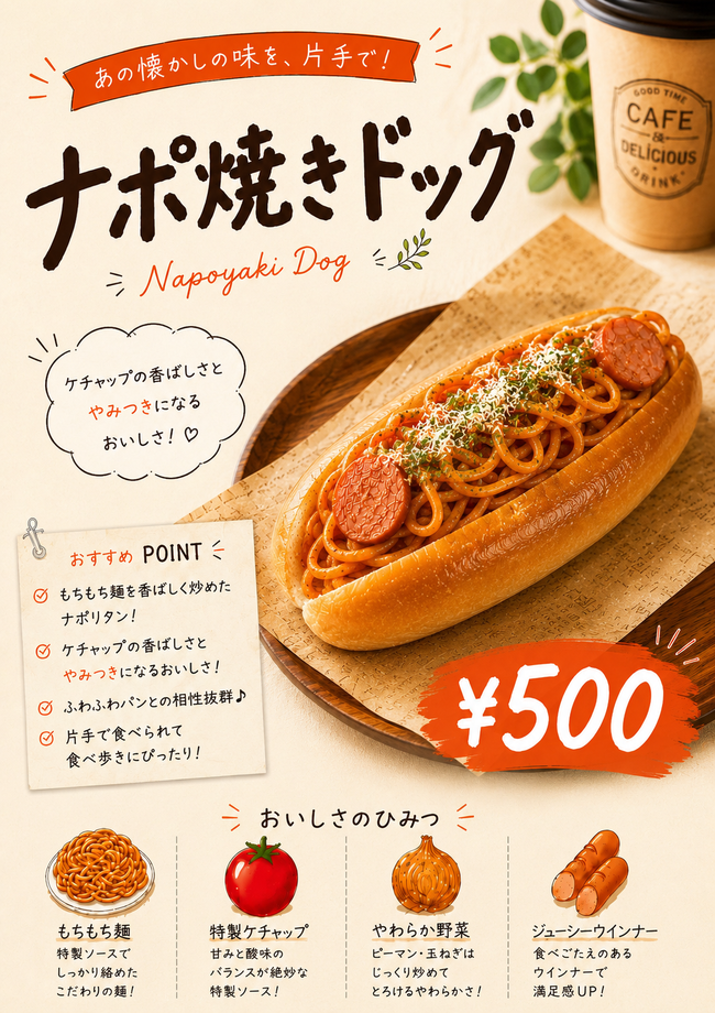 ナポ焼きドッグ