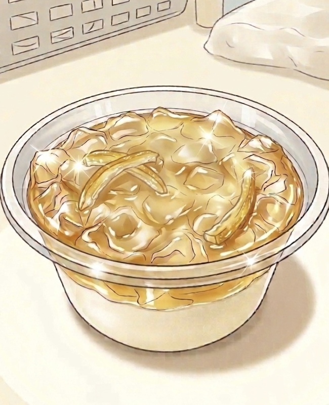 甘酒ムースのレモンジュレ