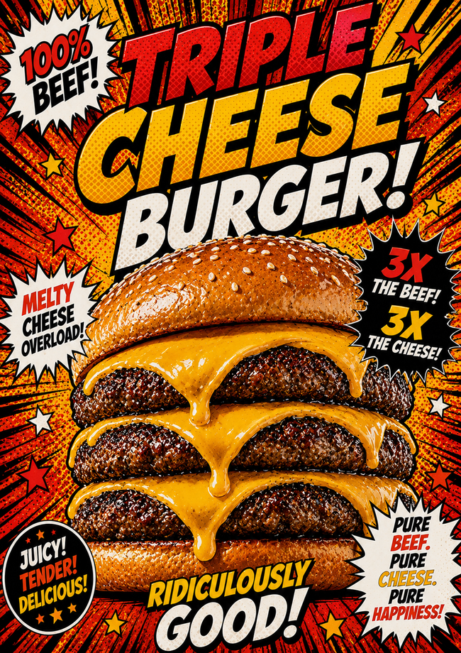 チーズバーガートリプル
