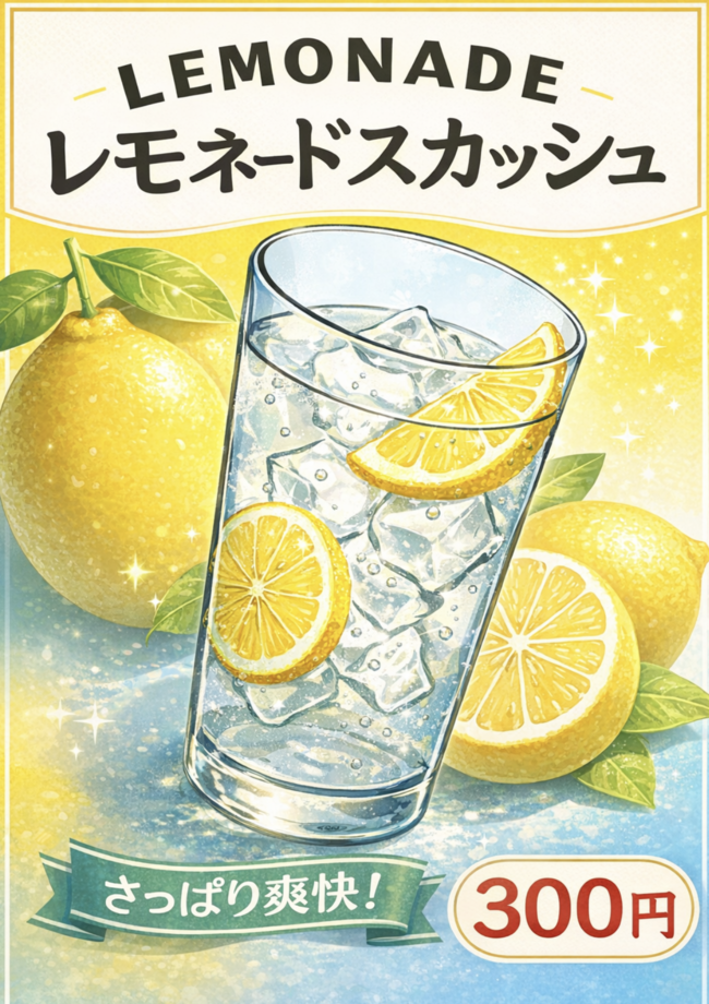 レモネードスカッシュ
