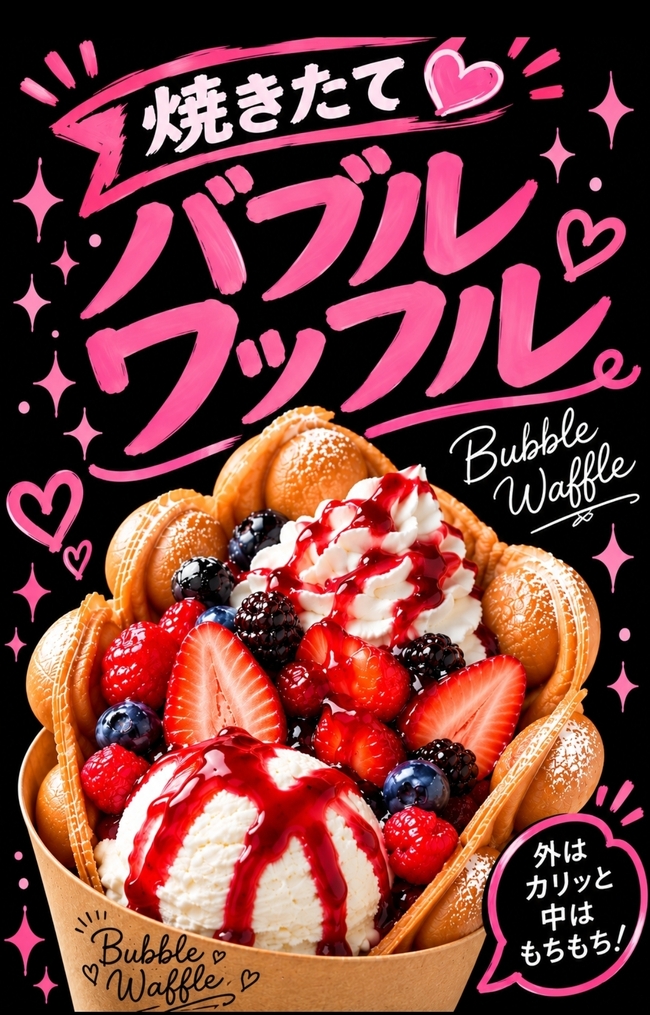 バブルワッフル