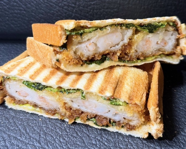 海老カツホットサンド