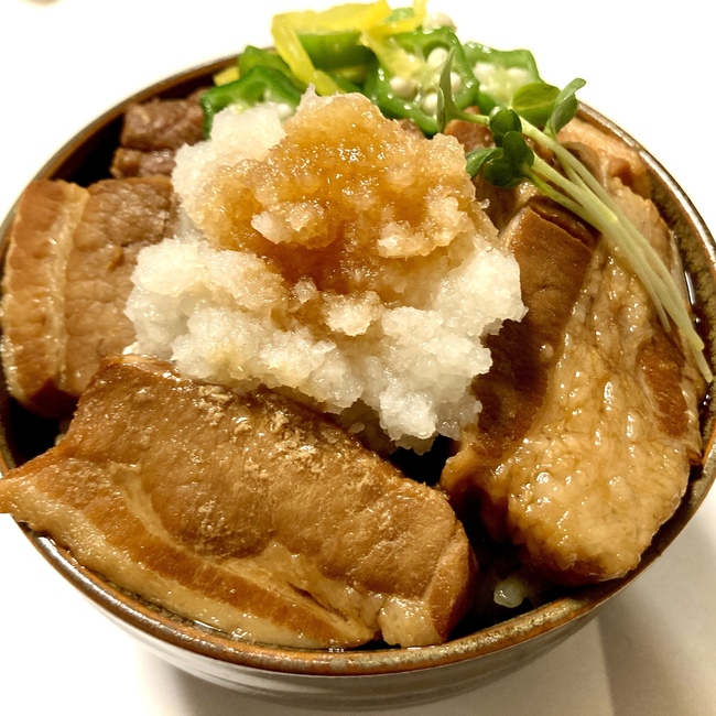 おろし角煮丼