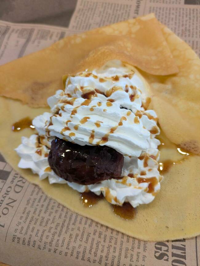 米粉　あんバタクリームクレープ