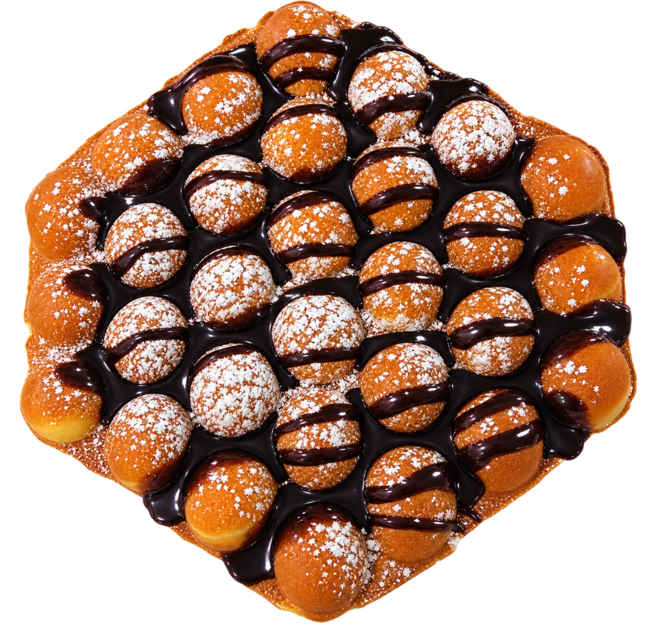 バブルワッフルチョコ