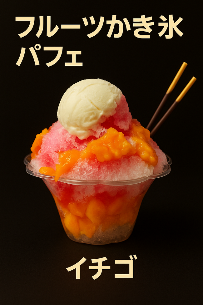 フルーツかき氷パフェ