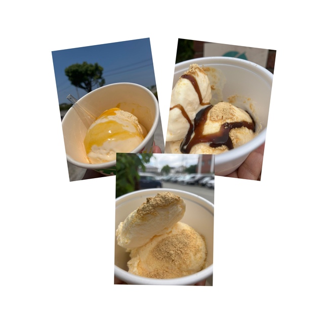 バニラアイス選べるソース3種