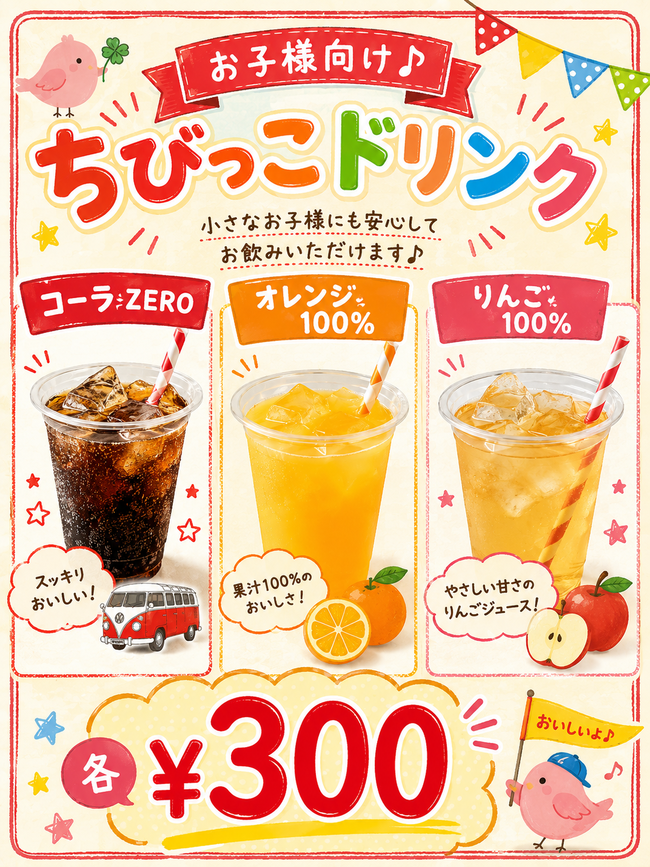 ちびっこドリンク