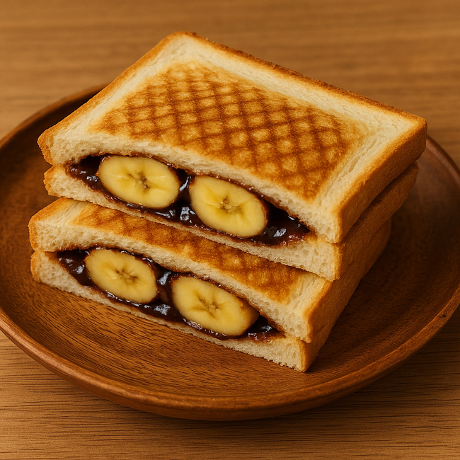 チョコバナナホットサンド