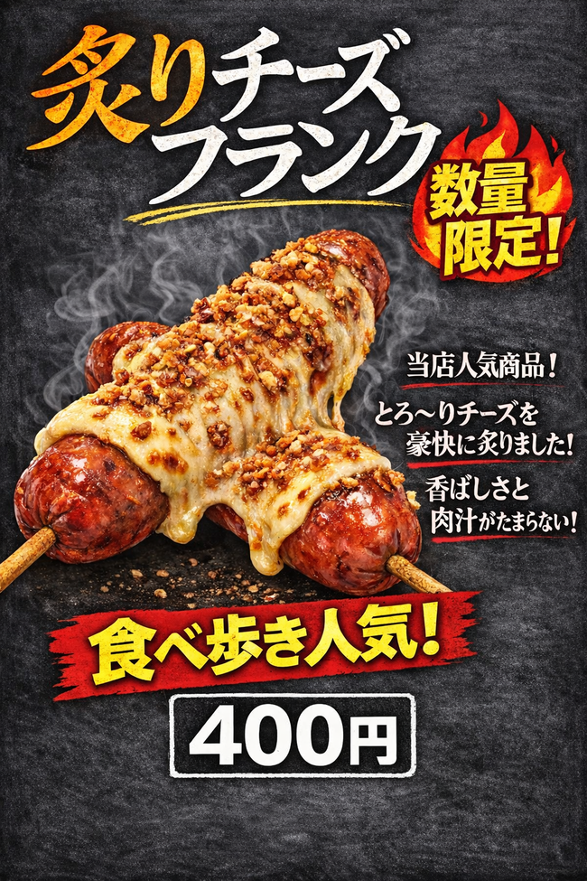 炙りチーズフランク