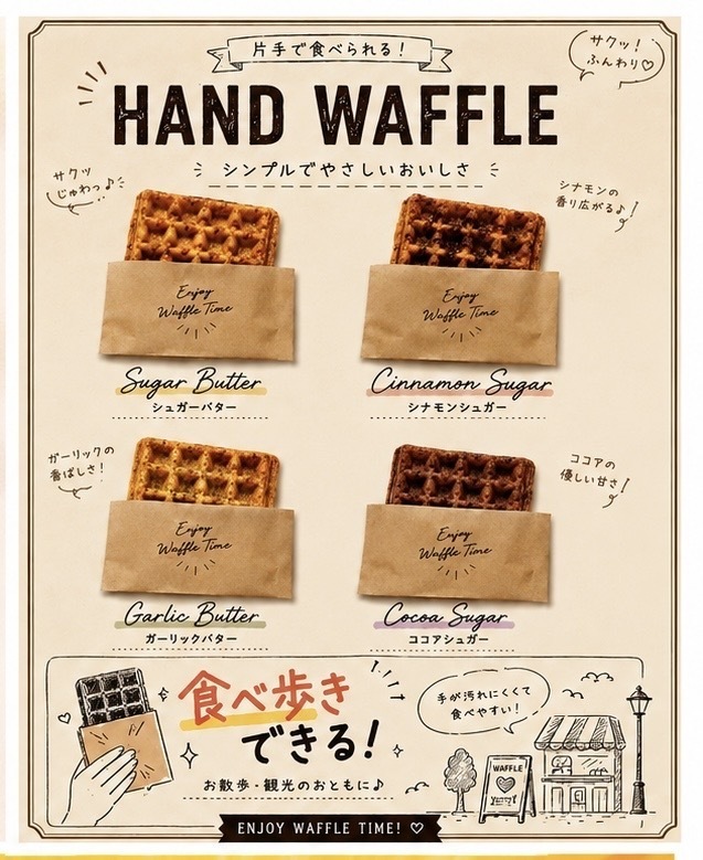 ハンドワッフル