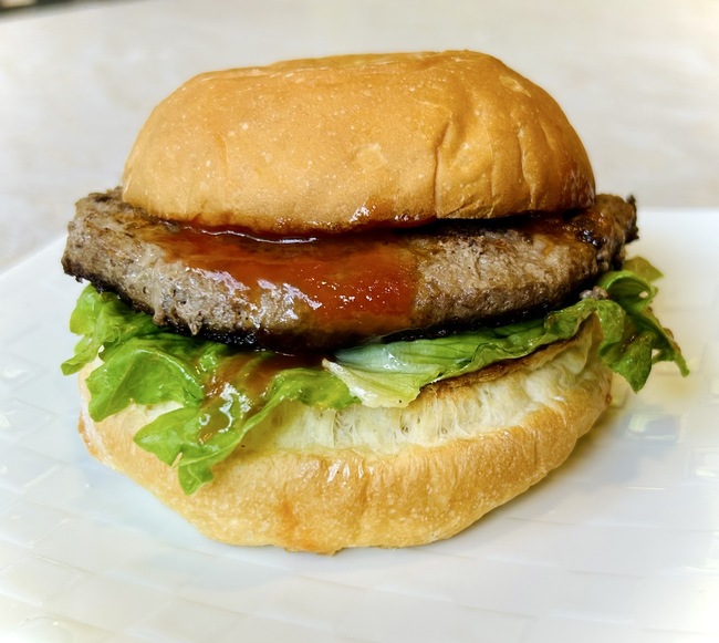 Lサイズテリヤキハンバーガー　100%Beerパティ使用