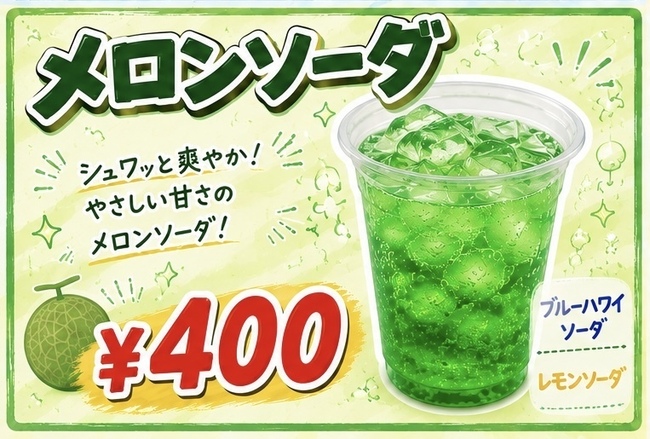メロンソーダ