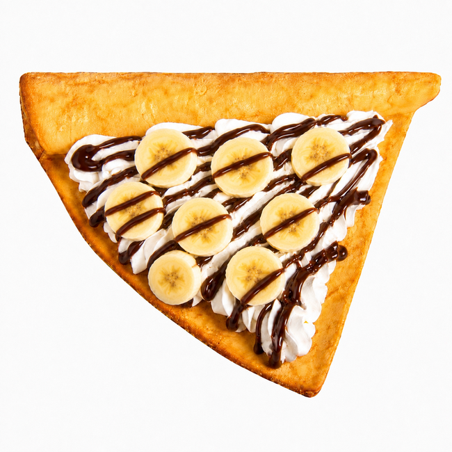 チョコバナナホイップクレープ