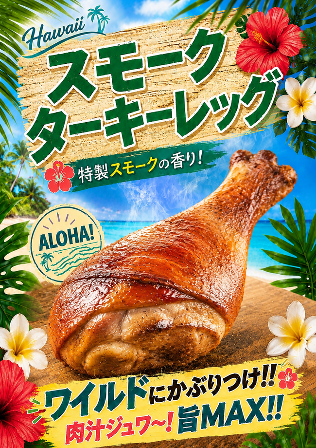 スモークターキーレッグ
