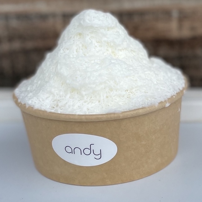 絹糸ミルクかき氷