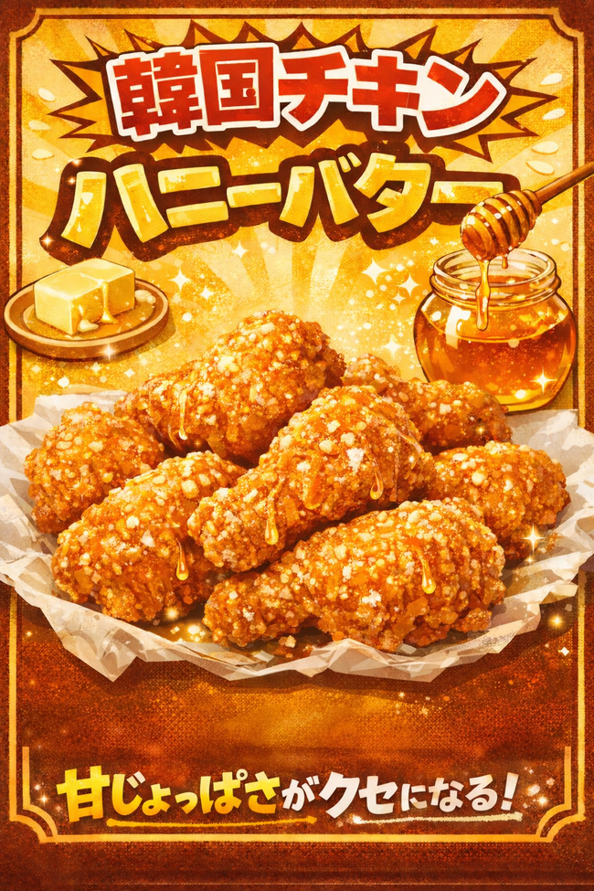 韓国チキンハニーバター