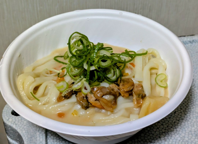 クラムチャウダー饂飩