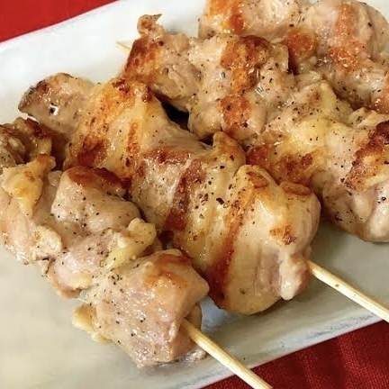 炭火焼鳥3本