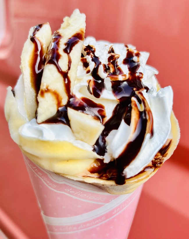 チョコバナナクレープ