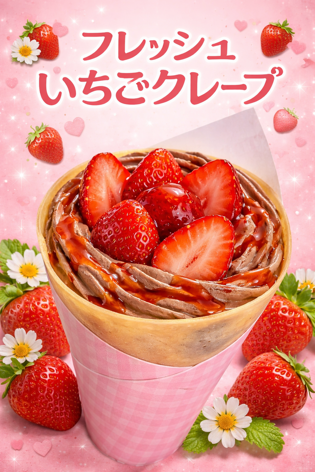 イチゴのチョコクリーム