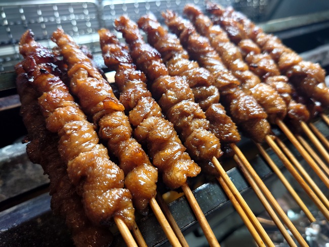 博多鶏皮ぐるぐる巻2本