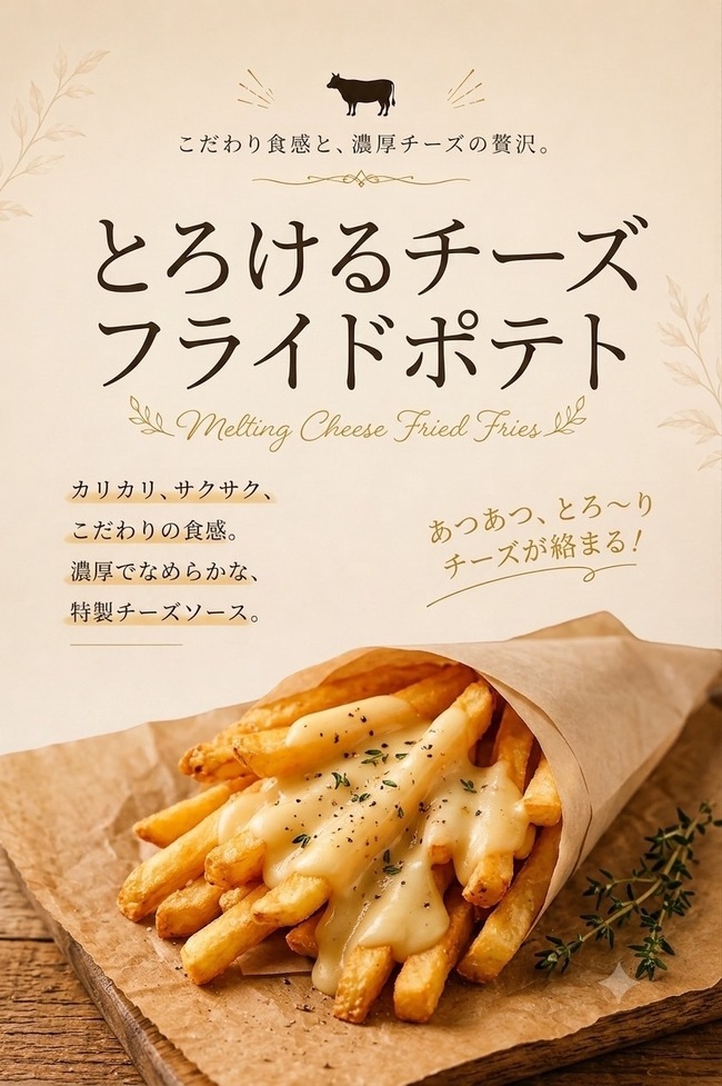 チーズフライドポテト