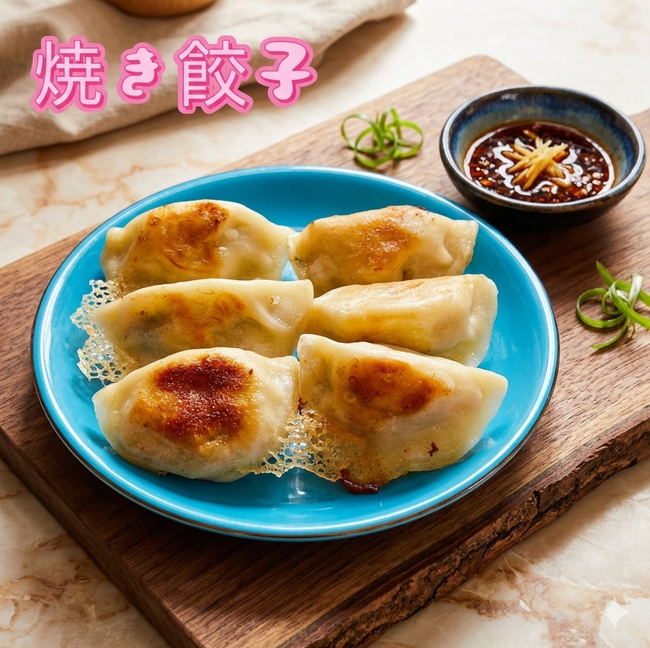 ニラ焼き餃子