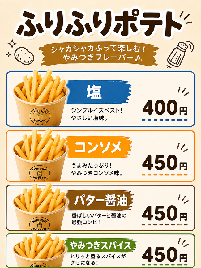 フリフリポテト