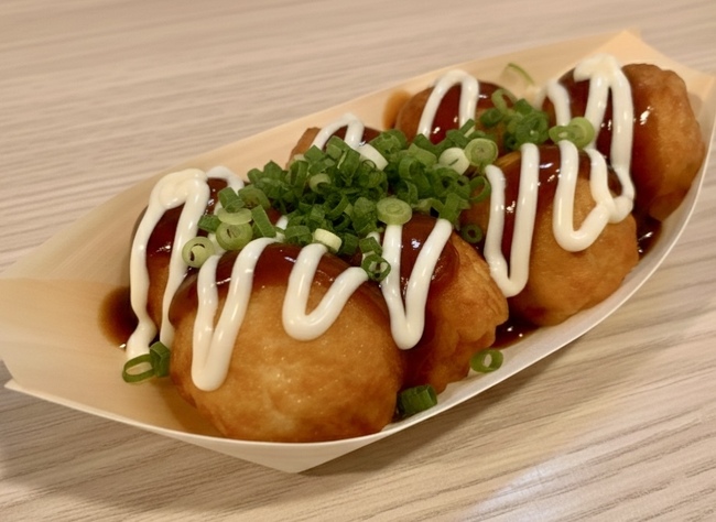 たこ焼きねぎソースマヨ