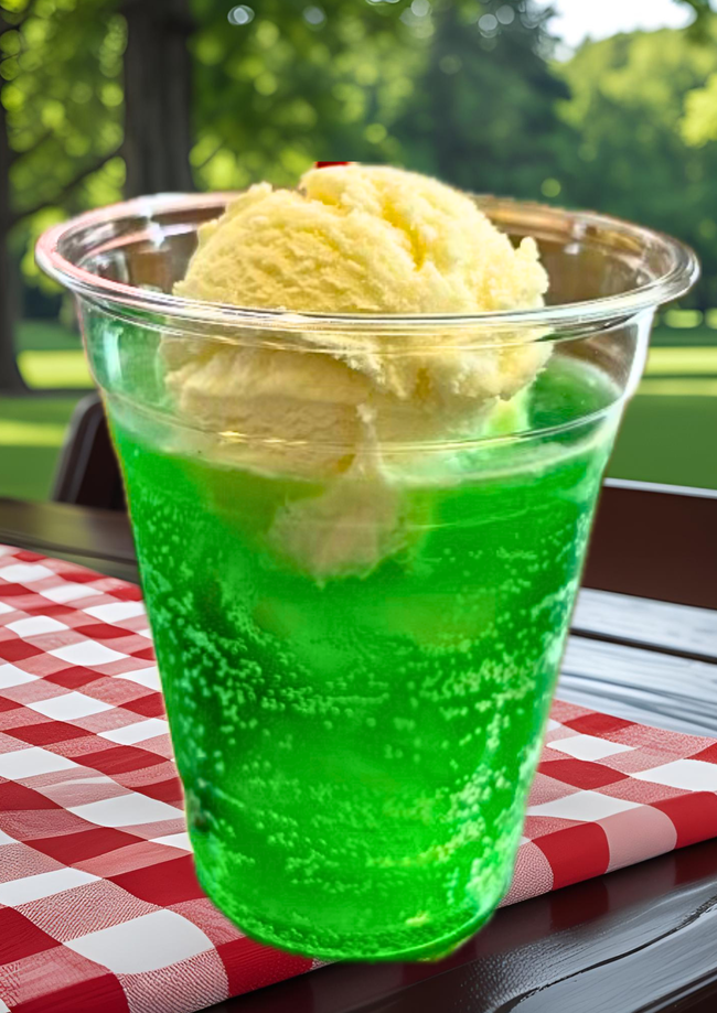 メロンソーダフロート