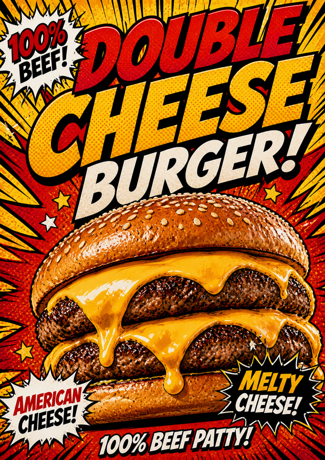 チーズバーガーダブル