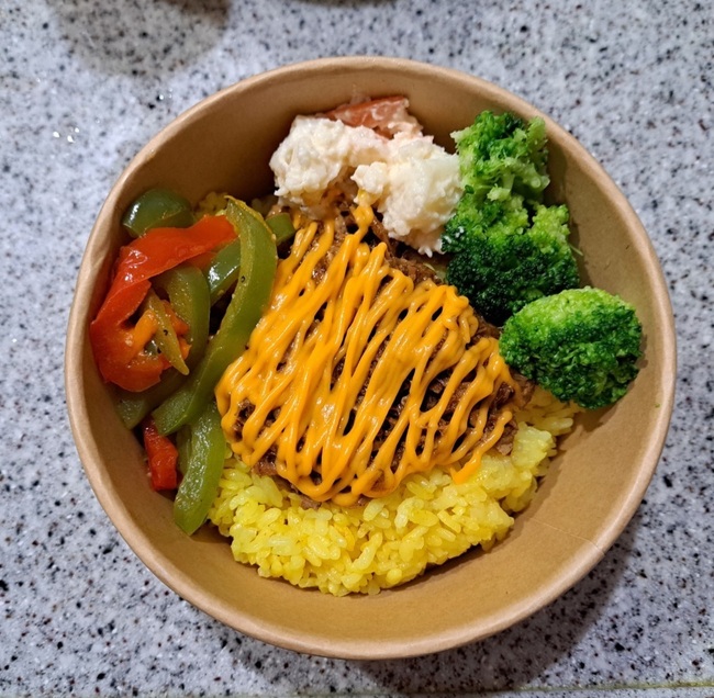 プルドポークライスチェダーチーズ