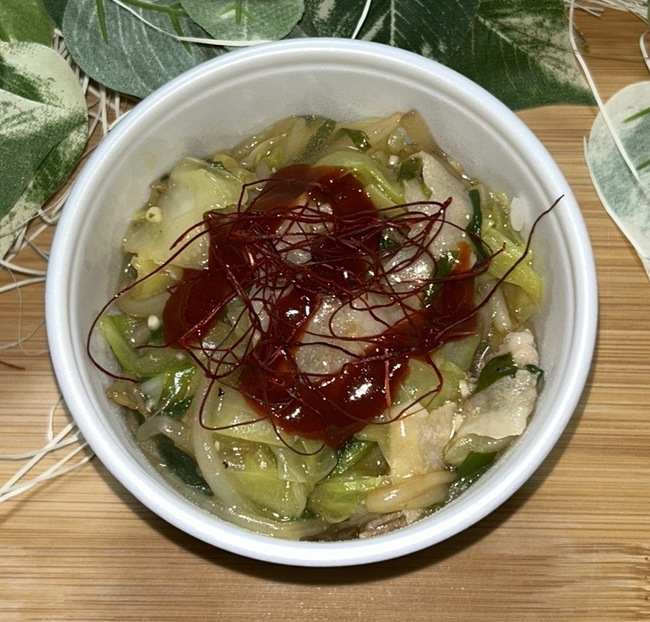 ミニ丼【辛】豚バラあんかけ丼